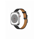 Perfii Slim Genuine Leather Replacement Band For Apple Watch 41б 40б 38 mm Series 8/7/6/5/4 SE - 2 miniature