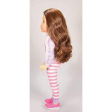 Lotus Soft Bodied Girl Doll Serena Sleepover Set, Multi-Colour, 15”/38cm, Lt15025 - 9 miniature