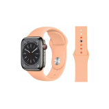 Perfii Solid Silicone Replacement Band for Apple Watch 49, 45, 44, 42 mm Series Ultra 8/7/6/5/4 SE - 1 miniature