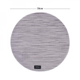 Fissman Round Woven Placemats 36cm (PVC) - 3 miniature