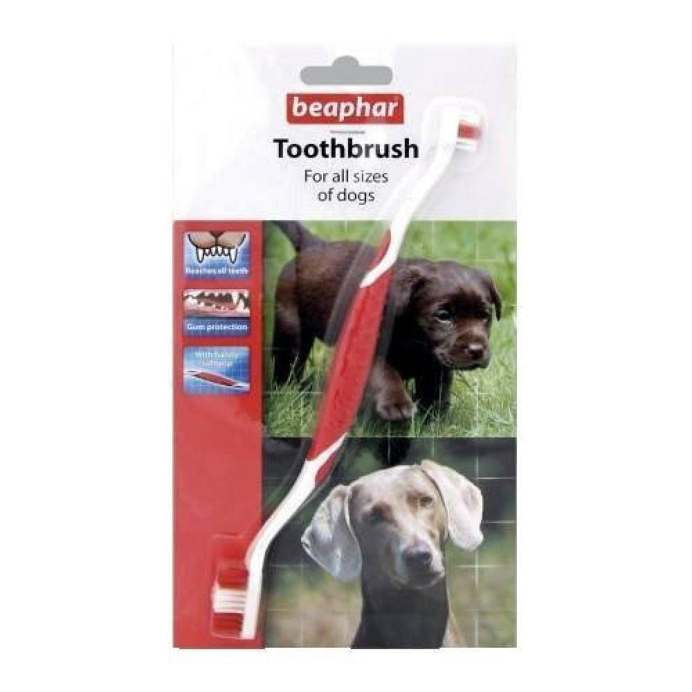 beaphar Toothbrush - Double - S-L - 1