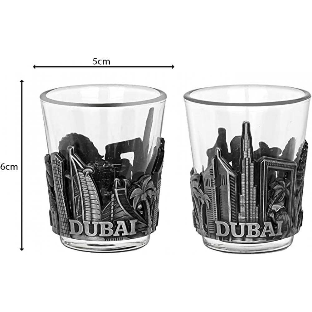 Generic / Dubai shot glass set of 2 pieces cup, Burj Khalifa - 4