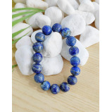 خرز كريستال لازورد طبيعي 12 ملم - 5 miniature