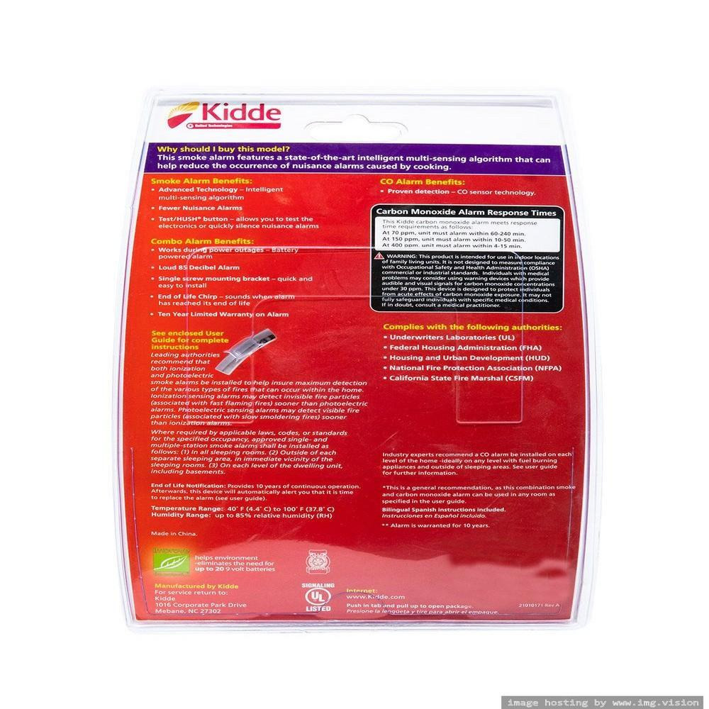 Kidde 10YR Kitchen Combo Alarm - 3