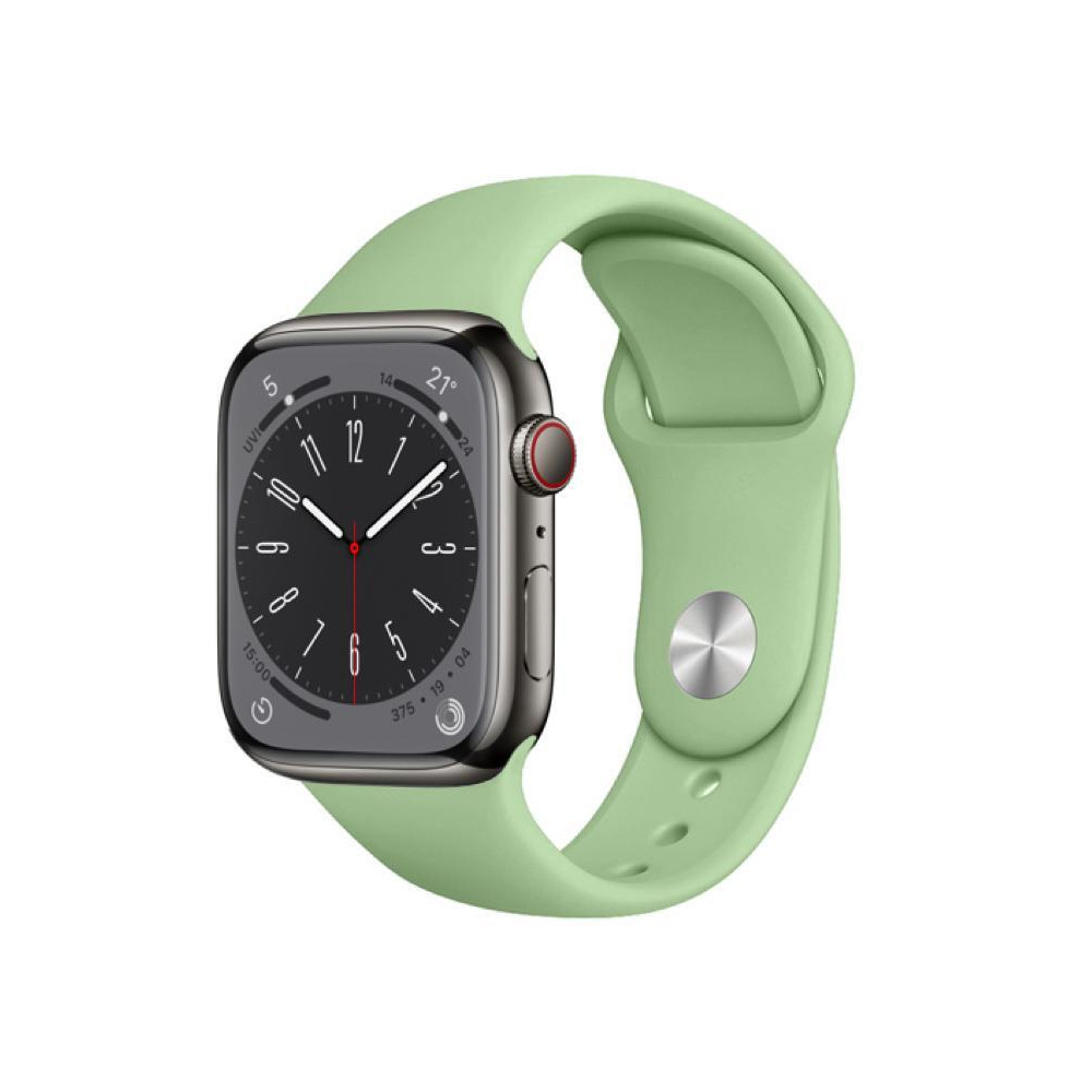 Perfii Solid Silicone Replacement Band for Apple Watch 49, 45, 44, 42 mm Series Ultra 8/7/6/5/4 SE - 2