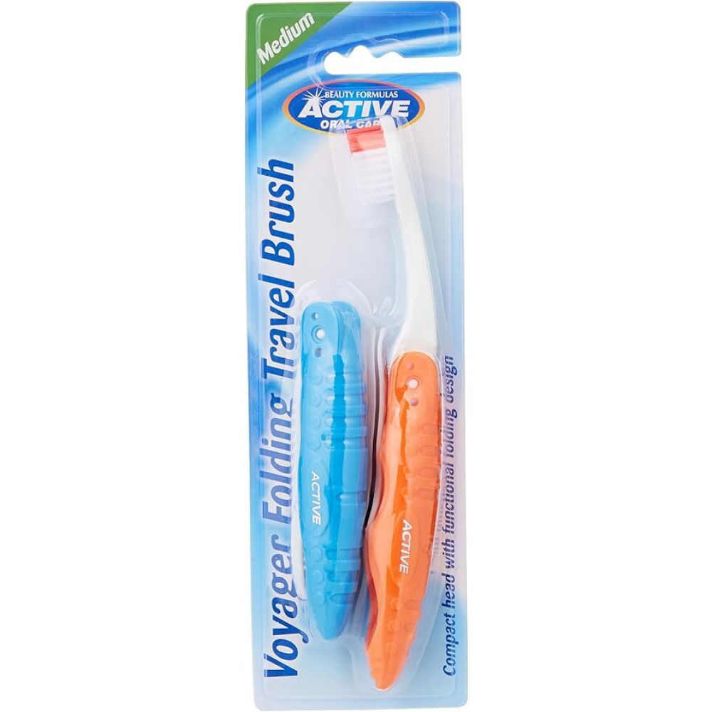 Beauty Formulas, Toothbrush, Active oral care Voyager folding travel, 2 pcs - 4