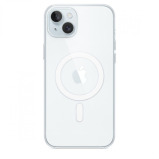 Apple Iphone 15 Plus Silicone Case Mt213zma Clear With Magsafe - 1 miniature