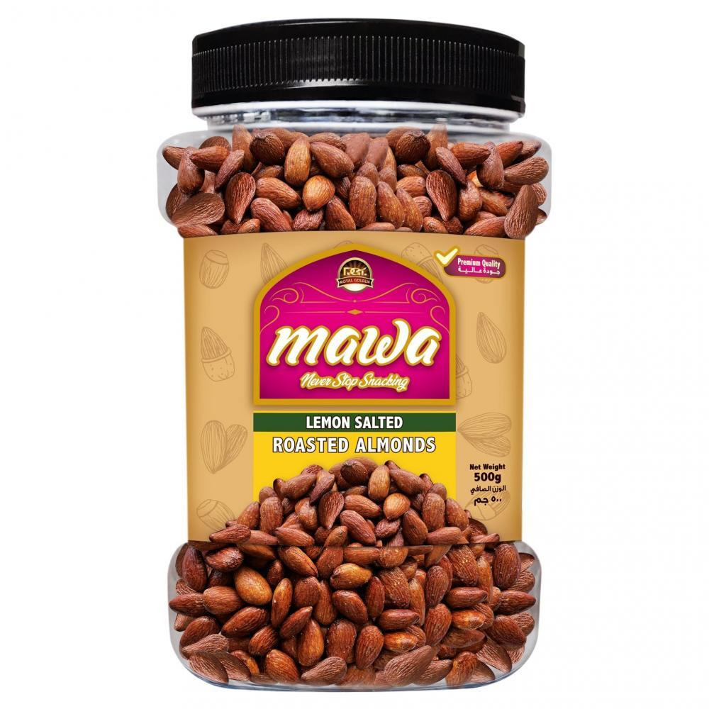 ماوا لوز محمص مملح بالليمون (جرة بلاستيكية) 500 جرام - 1
