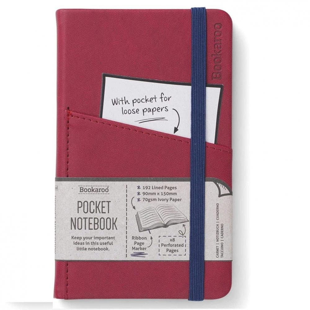 Bookaroo Bigger Things Notebook Journal - Dark Red - 1