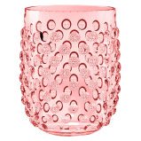 TarHong 15oz Hobnail Stemless Pink - 1 miniature
