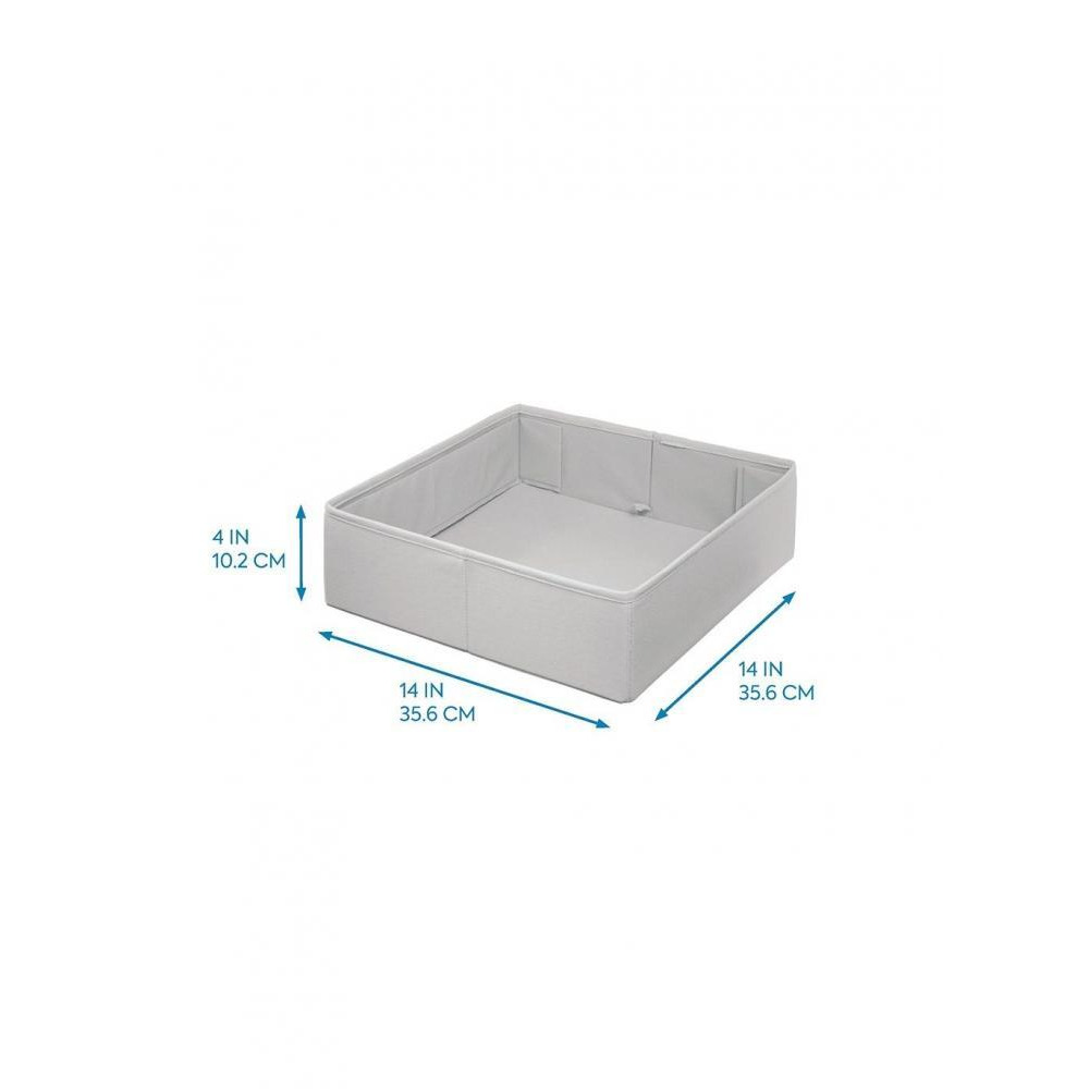 iDesign Evie Drawer Organizer 1-3S Grey - 3