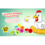 Mumoo Bear / Matching eggs sorter puzzle, 12 pcs - 5 miniature