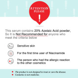 Cos de baha Сыворотка ДЛЯ ЛИЦА С НИАЦИНАМИДОМ 20% + ЦИНКОМ 4%, 1 ЖИДКАЯ унция (30 мл) - 5 miniature