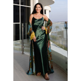 Asian Spirit, Slip Dress Green Maxi, Free size (S-L) - 1 miniature