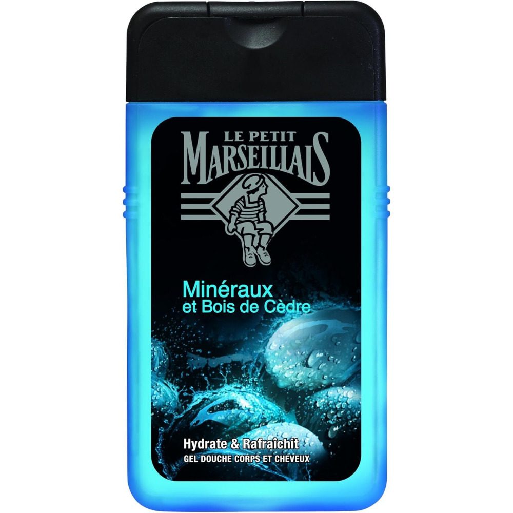 Le Petit Marseillais Shower Gel Body and Hair Minerals & Cedarwood 250ml – Pack of 3 - 2