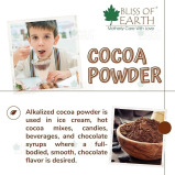 Bliss of Earth 250gm Naturally Organic Dark Cocoa Powder for Chocolate Cake Making \& Chocolate Shake, Unsweetened - 2 miniature