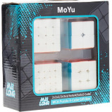 Mumoo Bear / Cube set, MoYu, 2x2, 3x3, 4x4, 5x5 - 3 miniature