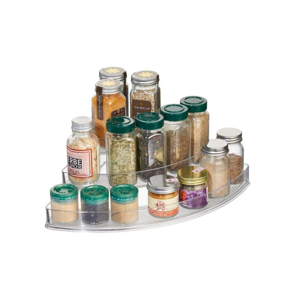 Interdesign Linus Stadium Corner Spice Rack Clear - 4