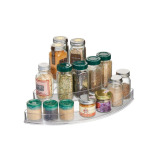 Interdesign Linus Stadium Corner Spice Rack Clear - 4 miniature