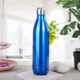 Atlasware Stylish Stainless-Steel Vacuum Dark Blue Water Bottle, 1000 ml  - 1 miniature