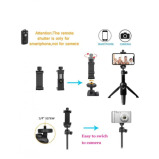 Bluehorn / Tripods, Selfie stick, Phone tripod, Aluminum alloy, 40 in - 6 miniature
