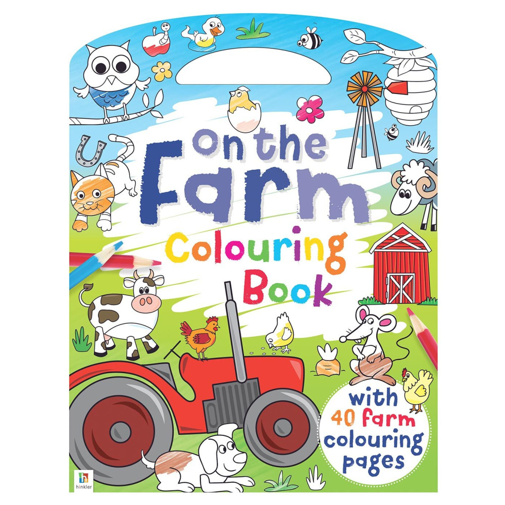 Hinkler On the Farm Coloring Book - 1