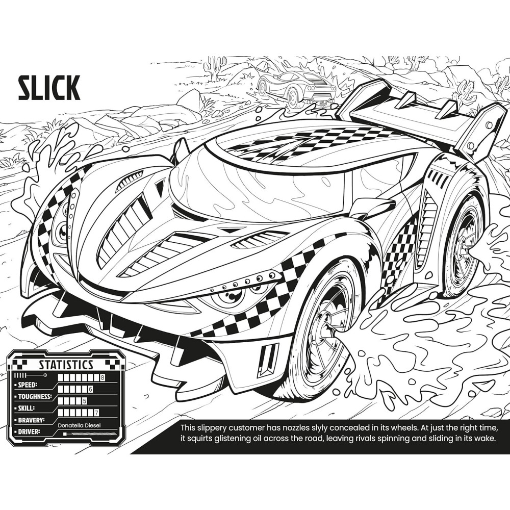 Usborne Color Your Own Super Cars - 3