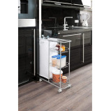 Wenko Collecting Trolley Slim - 7 miniature