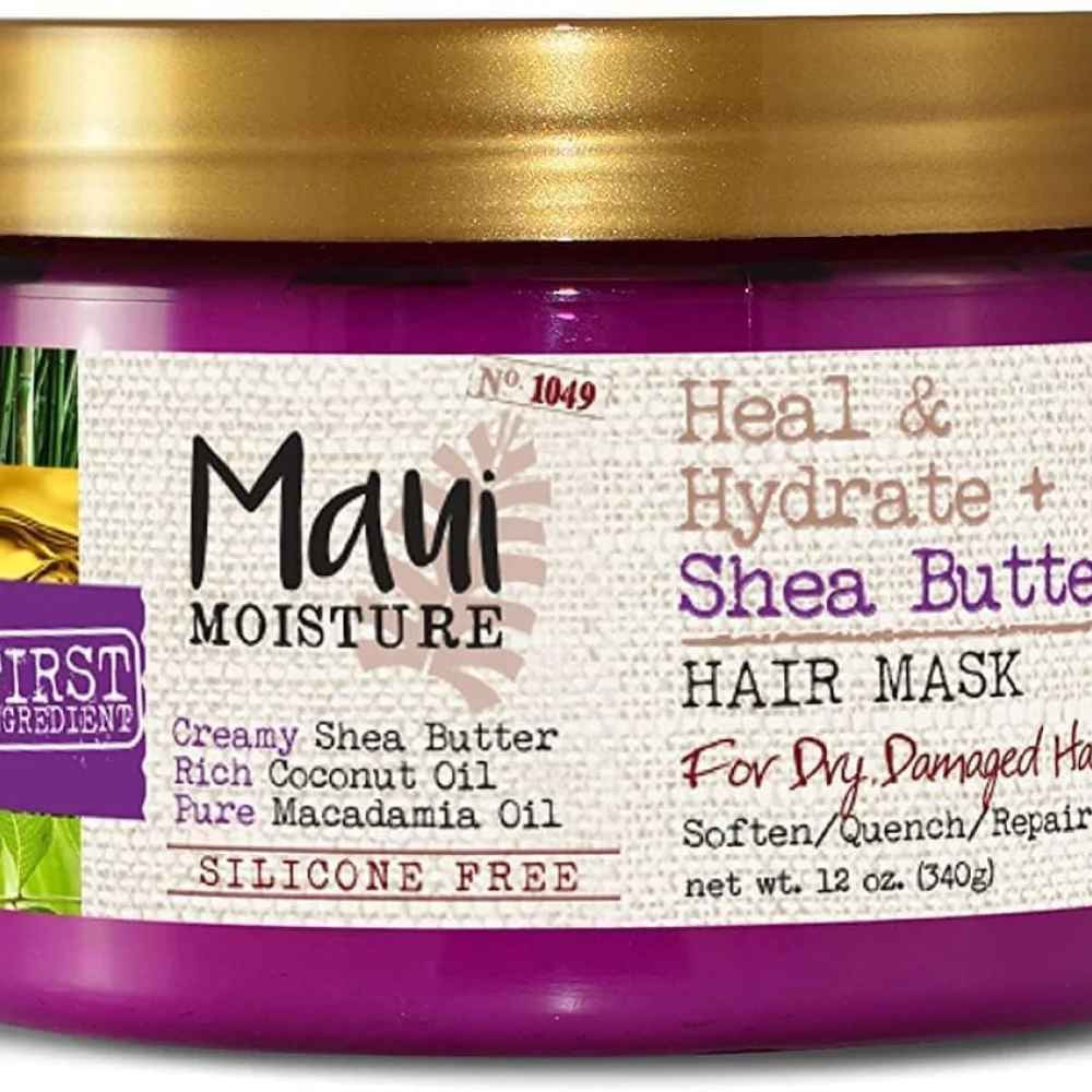 MAUI-NO.1049 REVIVE \& HYDRATE SHEA BUTTER HAIR MASK 12oz \/ 340g - 1