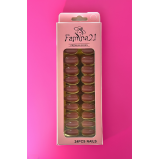 Fake Nails Famina21 Premium Nails 24 Pcs With Glue Sticker (08) - 2 miniature