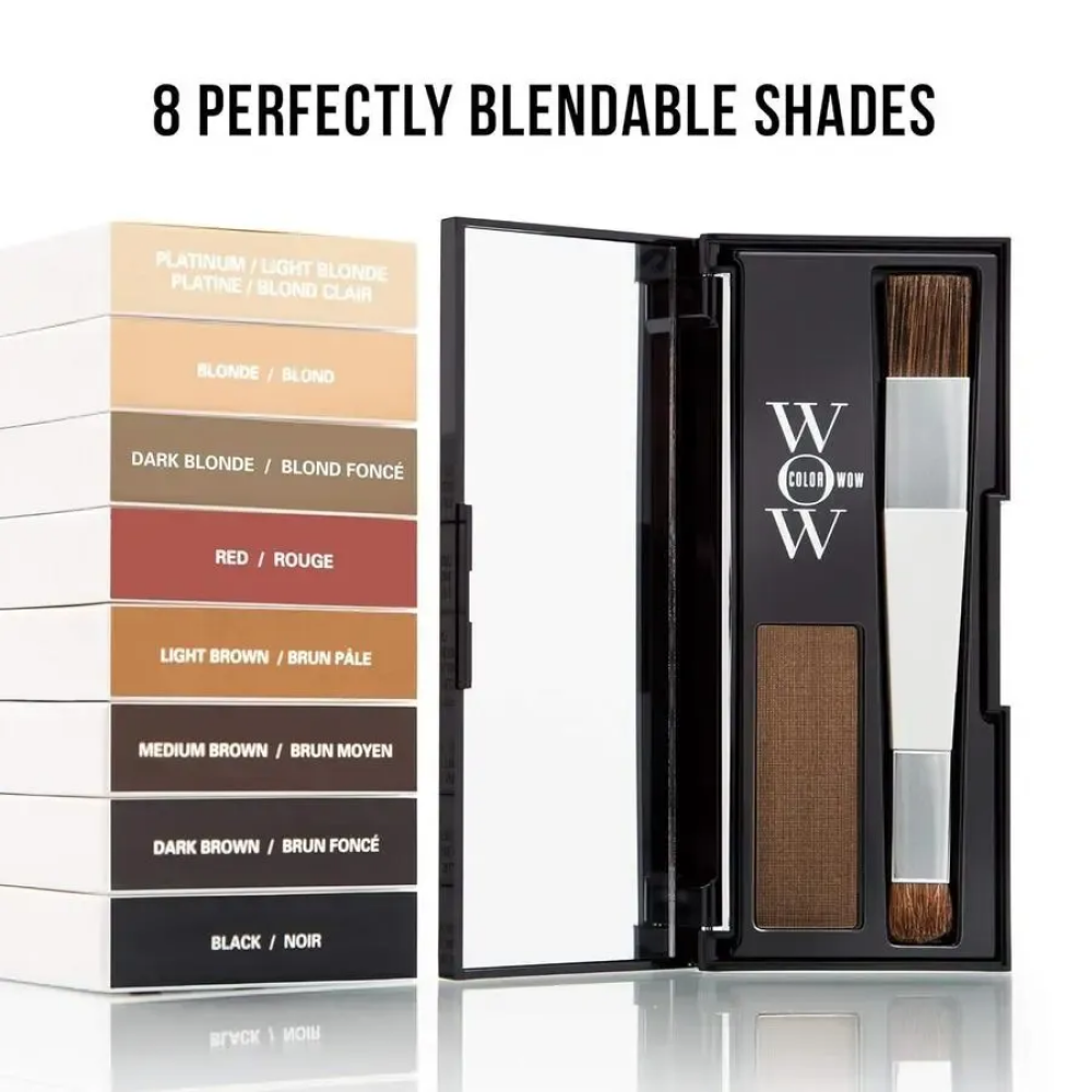 COLOR WOW Root Cover Up – Мгновенное Закрашивание Седины и Подсветка, Устойчивая К воде И Поту, Не пачкается, Отмеченная Наградами Формула, Светло-Кор - 5