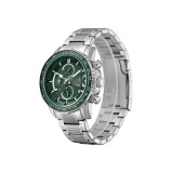 Kenneth Scott Men's Chronograph Green Dial Watch - K22139-SBSH - 2 miniature