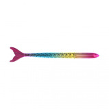 Gold Blue Pink Mermaid Pen  - 2 miniature