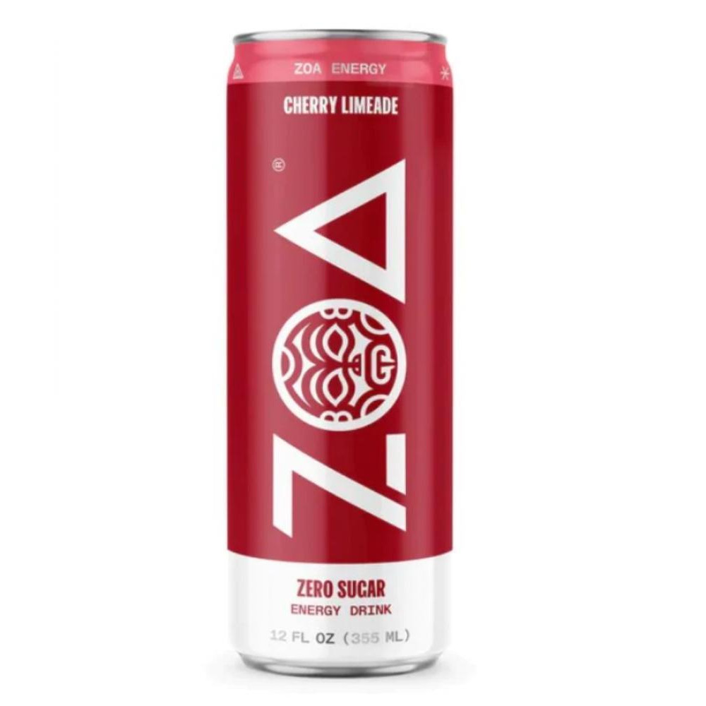 ZOA Energy Drink Zero Sugar Cherry Lime 355ml - 1
