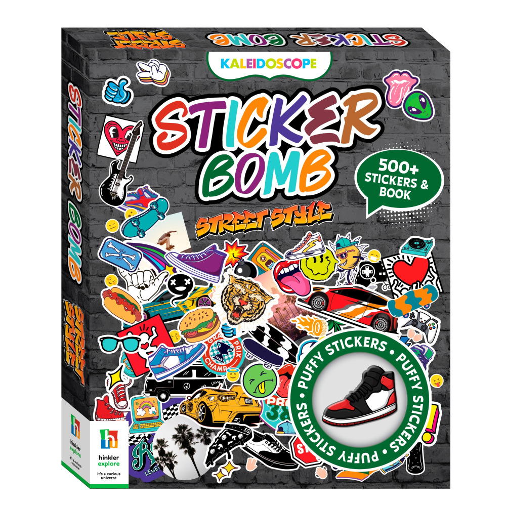 Hinkler Kaleidoscope Sticker Bomb Street Style - 1