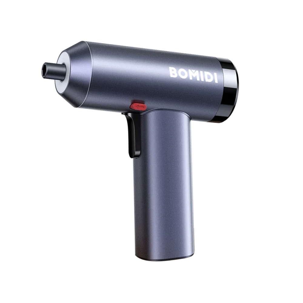 BOMIDI EGS01 Gun Type Electric Screwdriver With Powerful Brushless Motor, Cordless Ergonomic Grip Lighweight Pistol Shape Anti Slip Texture - Black - 1