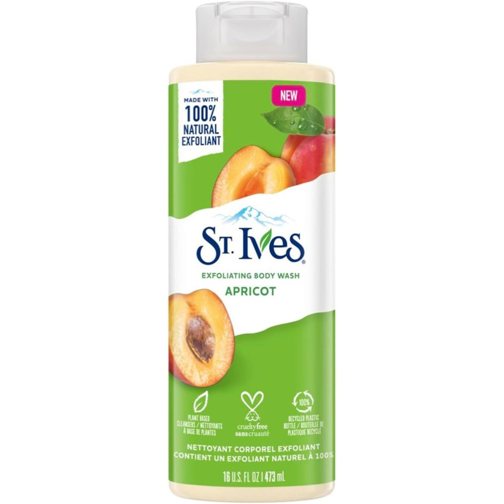 St. Ives Exfoliating Body Wash with Apricot Fruit Extracts, 473ml - 1