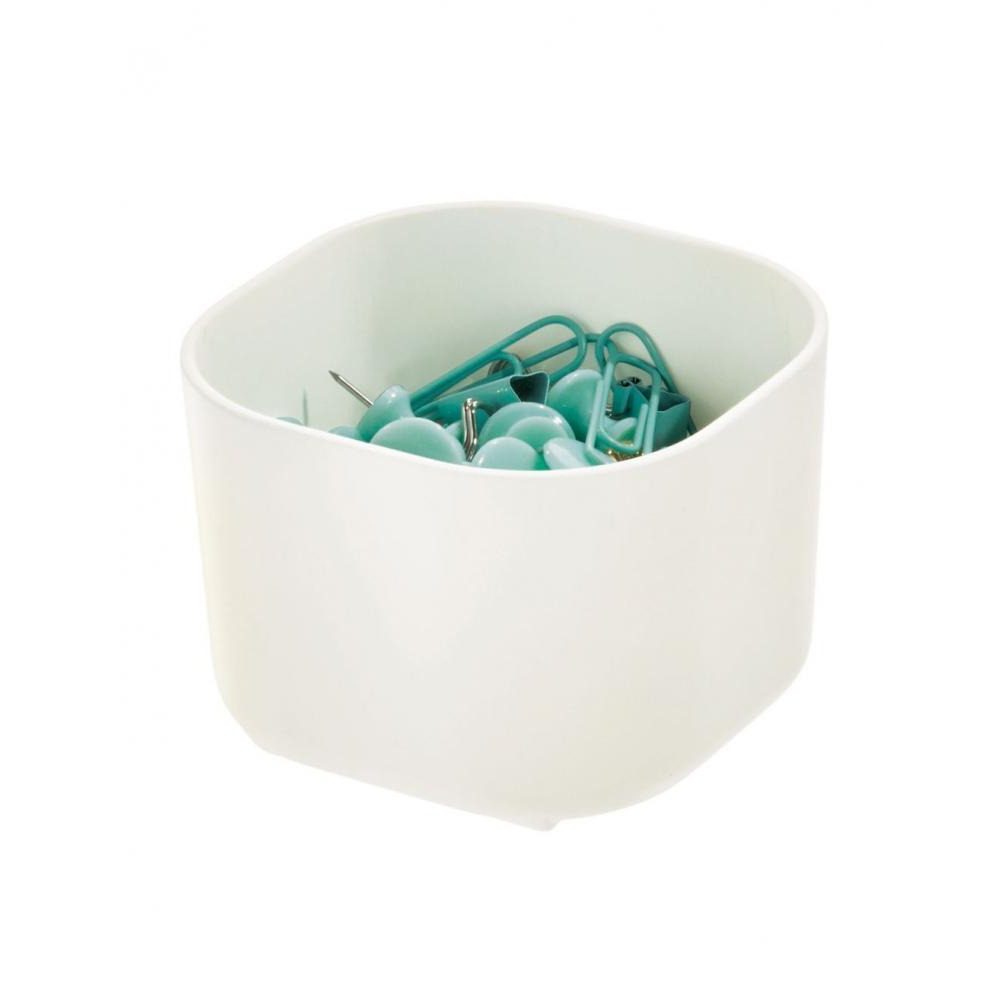 Interdesign Eco Storage Compact Bin 3.6 x 3.6 x 2.4 inch Coconut - 1