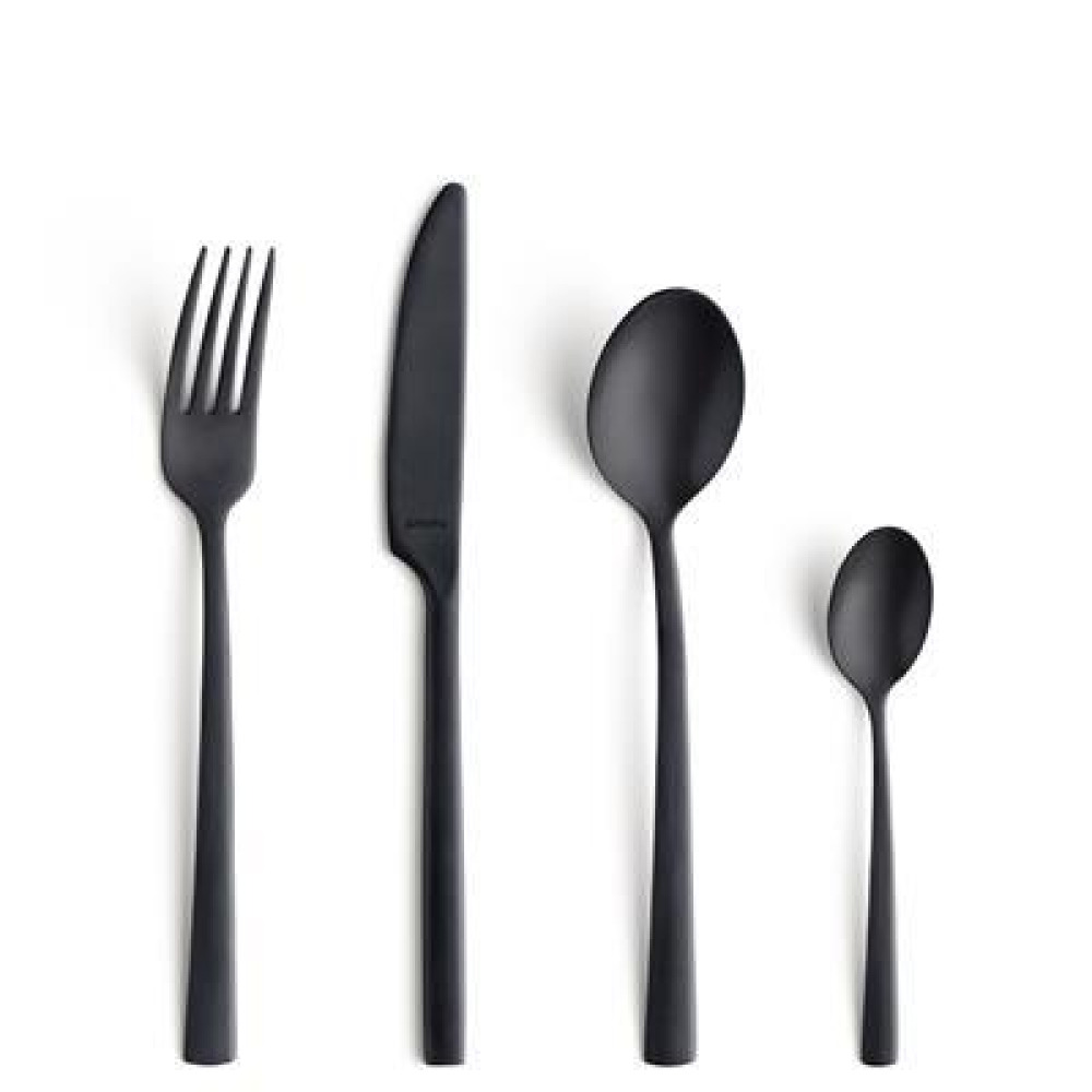 Manille PVD - 16pc Cutlery set Black - 1