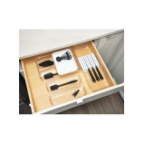 iDesign Crisp Knife Organizer Clear Matte White - 3 miniature