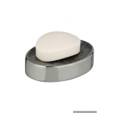 Wenko Soap Dish Mod. Nuria Silver & Anthracite - 4 miniature