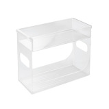 InterDesign Linus Two Tier Spice Rack Clear - 5 miniature