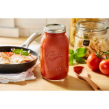 Банка Mason с Крышками. Обычная Стеклянная Банка ДЛЯ Рта, отлично подходит для СОХРАНЕНИЯ Свежих рецептов. НАБОР ИЗ 12, 32 Унций, многоразовые БАНКИ - 5 miniature