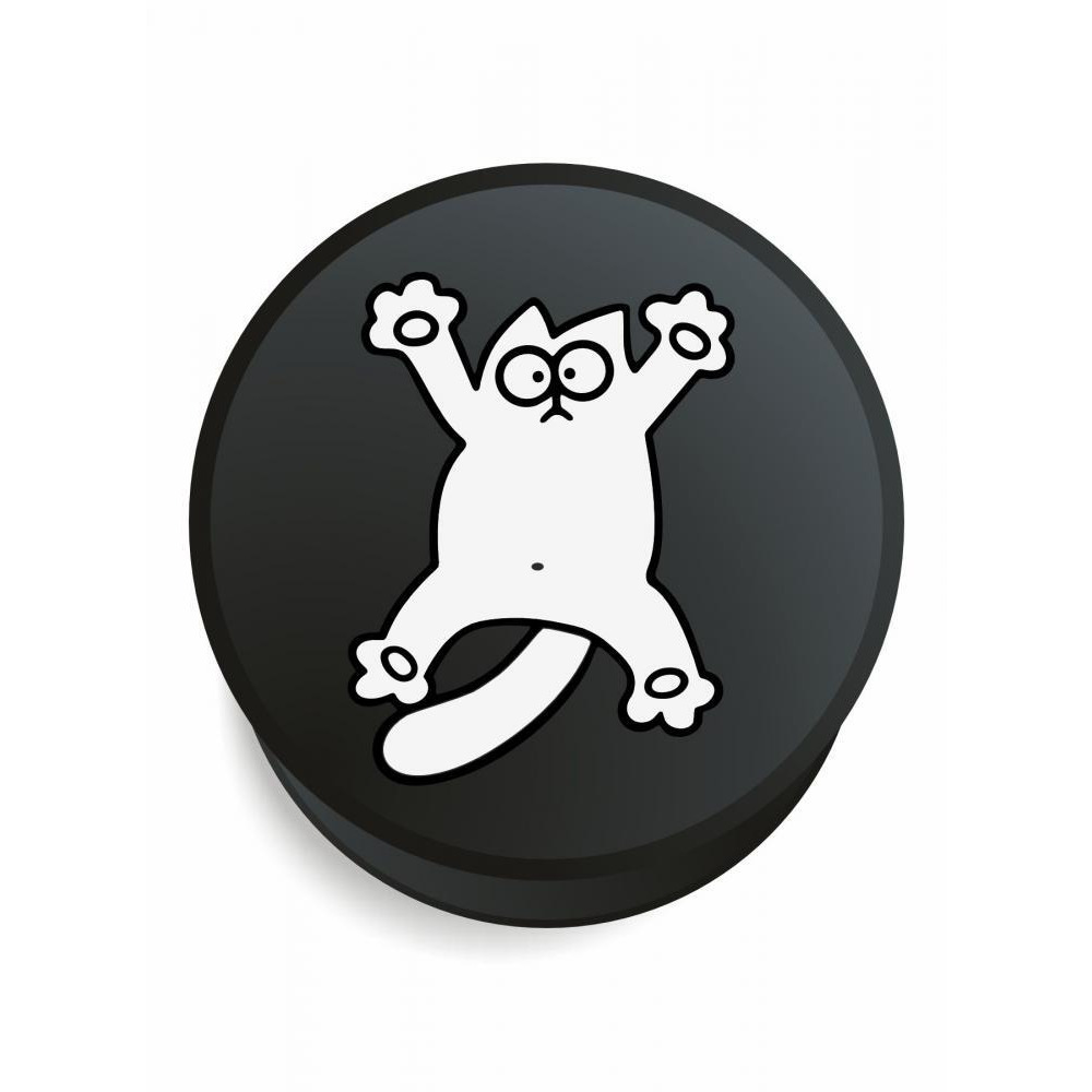 PopSocket for Smartphones and Tablets, print White Cat - 1