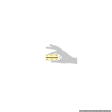 عبوة وطنية مكونة من قطعتين بمفصلات نحاسية مقاس 2-1/2 × 1-3/4 بوصة - 2 miniature