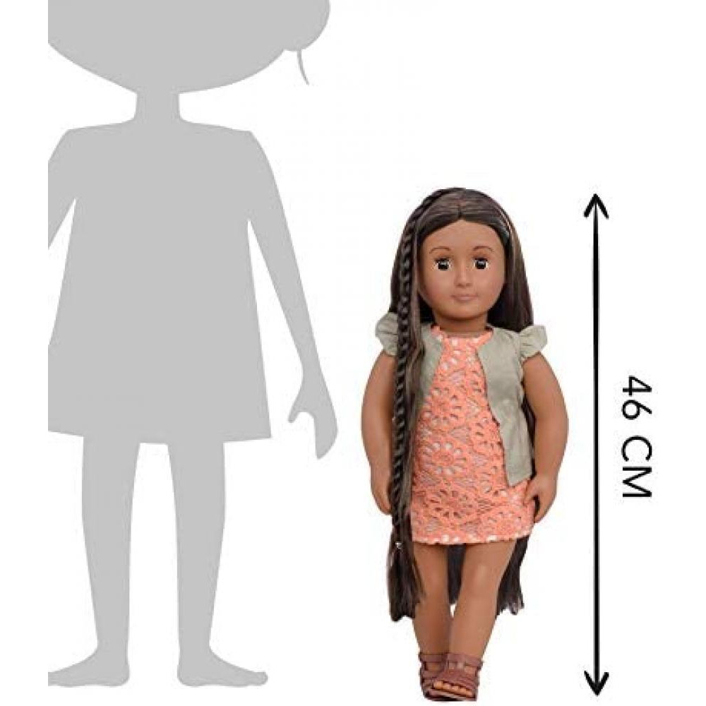 Our Generation 70.31118Z Flora, From Hair To There Toy Hairgrow, Various, 18 inch / 46 cm Doll - 5
