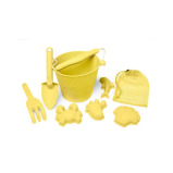 Set Beach Toys Scrunch Bundle of 4 pieces, Silicone, Lemon - 1 miniature