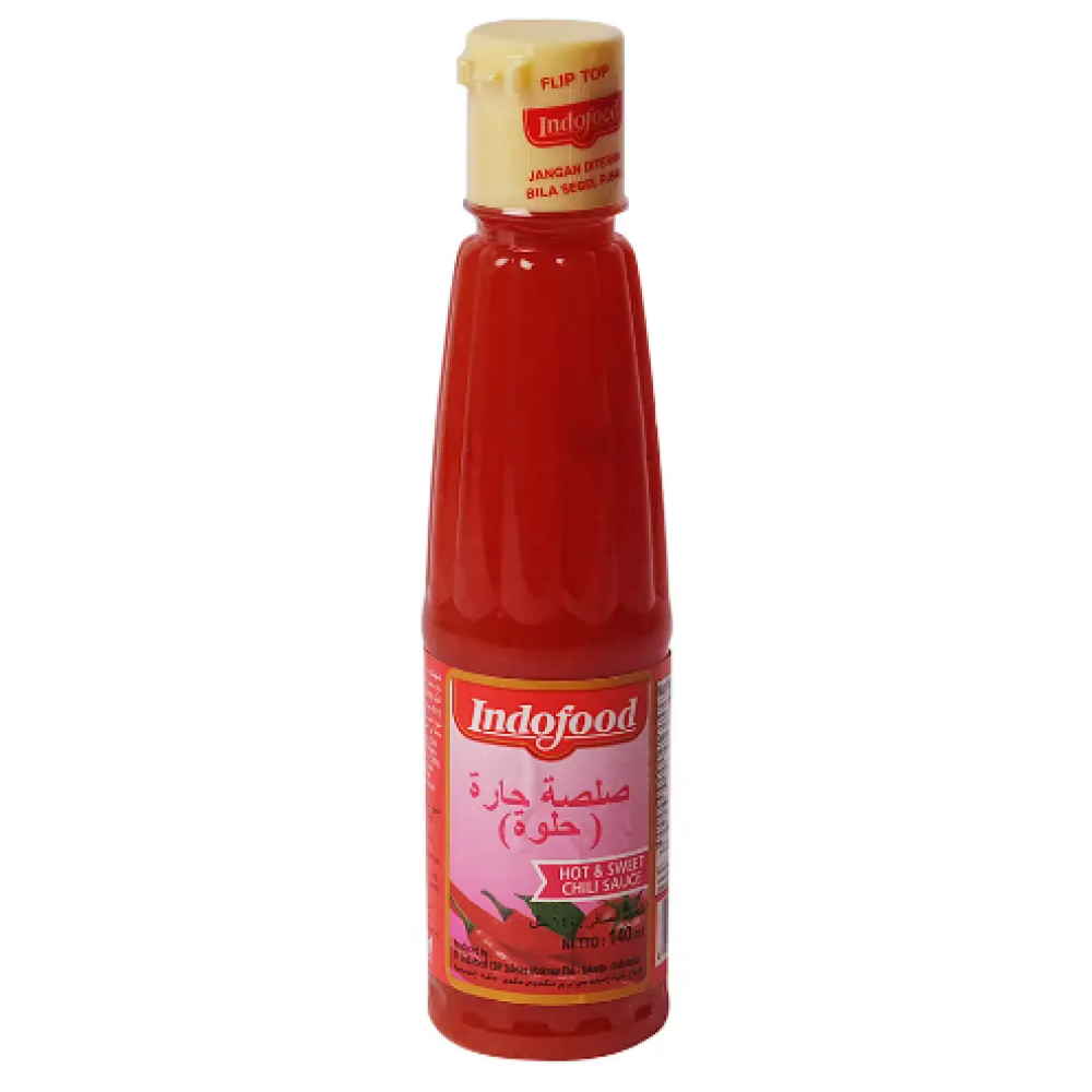 Indofood Hot and Sweet Chili Sauce 140 ml - 1