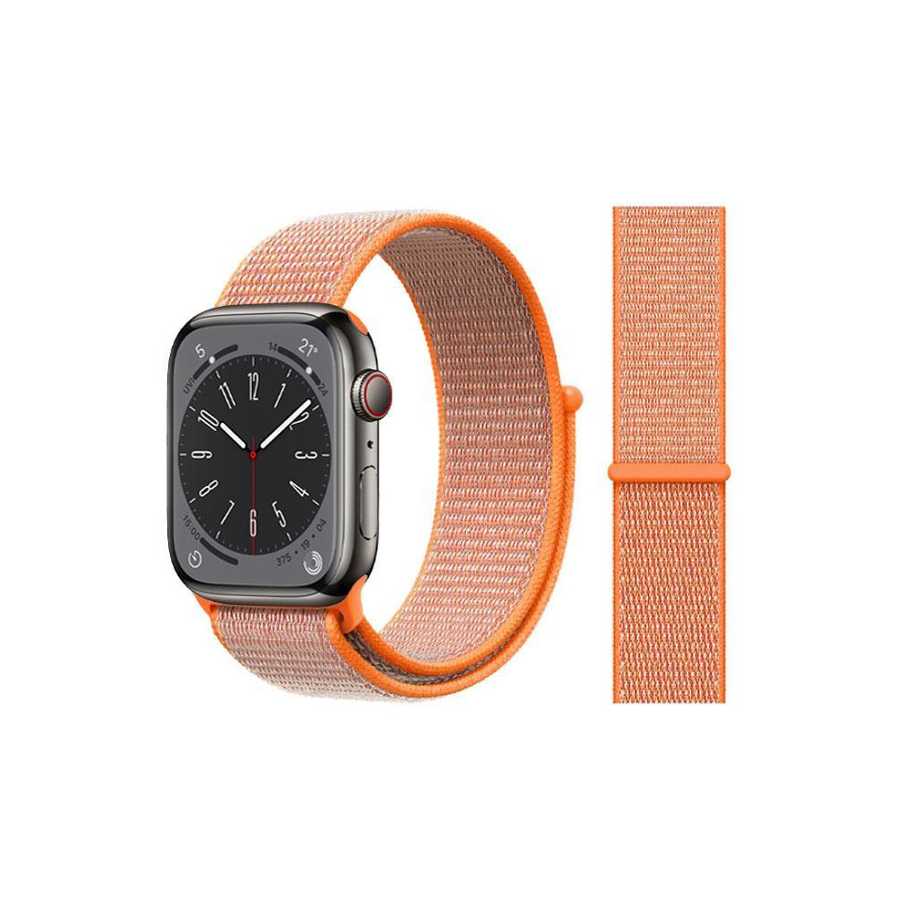 Perfii Nylon Loop Replacement Band for Apple Watch 49, 45, 44, 42 mm Series Ultra 8/7/6/SE/5/4/3 - 1