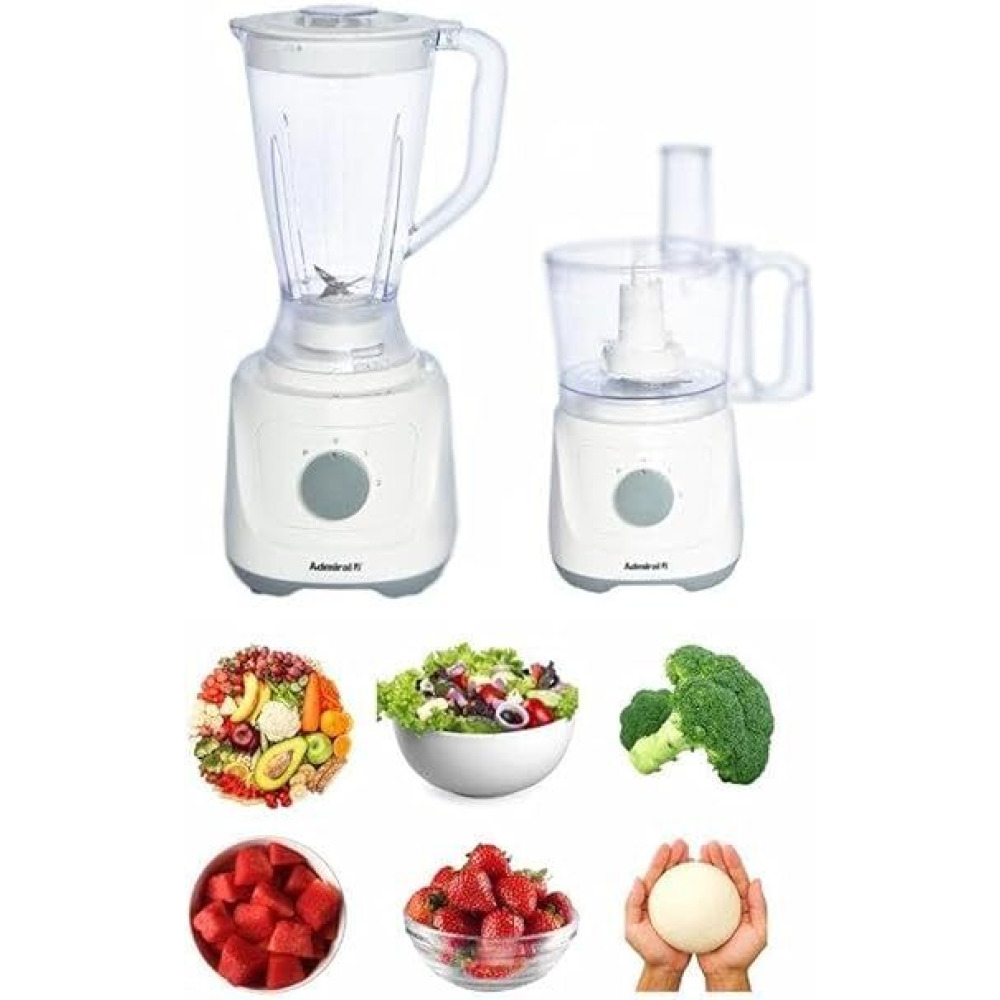 Admiral Multi -Function Food Processor with Shredding, Slicing, Kneading, Whisk Plate, Juicer \& Blender 220-240V, 50\/60Hz, 800W, ADFP9081, 1 Year Wa - 3